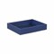 Homeroots 10in Navy Blue Rectangular Wood Handmade Tray 483297 - alternate 1