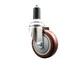 Service Caster 4 Inch 316SS Maroon Polyurethane Wheel Swivel 1-3/8 Inch Expanding Stem Caster SCC-SS316EX20S414-PPUB-MRN-138 - alternate 1