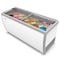 Koolmore 70 in. 12 Tub Ice Cream Dipping Cabinet Display Freezer with Sliding Glass Door, 20 cu. ft. KM-ICD-71SD - alternate 1