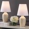 Jonathan Y Xander 19.5" Minimalist Scandinavian Concrete Effect Resin/Iron Ginger Jar LED Table Lamp, Matte, 2PK JYL5605B-SET2 - alternate 3