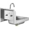 Amgood Stainless Steel Wall-Mount Hand Sink 12 in. x 12 in. SINK WHS-1212-5D-Z - alternate 3