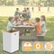 Gritt Commercial 30 Gallon Corrugated Cardboard Trash Can and Recycling Container, 4PK GRI520-30G-4 - alternate 5