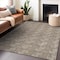 Homeroots 8' X 10' Brown And Beige Geometric Washable Indoor Outdoor Area Rug 594986 - alternate 2
