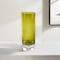 Homeroots 11" Green Crystal Glass Cylinder Table Vase 484493 - alternate 2