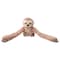 Hugimals World Hugarounds Sawyer the Sloth Weighted Neck and Shoulder Wrap Brown HUG042SL - alternate 2