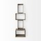 Homeroots Set of Two Brown Solid and Manufactured Wood Two Tier Floating Bookcase, 2PK 392231 - alternate 4