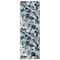 World Rug Gallery Modern Bright Flowers Non-Slip Runner Rug 2 ft 7 in x 10 ft Gray 505GRAY27X10 - alternate 3
