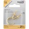 National Hardware Cup Hook, 0.64 in Opening, 2.07 in L, Brass Gold, 2PK N119-727 - alternate 3