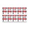 Signmission OSHA Danger Sign, Hard Hat Area Bilingual, 5in X 3.5in Decal, 10PK, OS-DS-D-35-VC-1292-10PK OS-DS-D-35-VC-1292-10PK - alternate 1