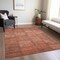Homeroots 5' X 8' Salmon Copper And Gray Patchwork Washable Indoor Outdoor Area Rug 581612 - alternate 5