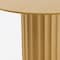 Homeroots 52" Brown Solid Wood Pedestal Base Round Top Dining Table 720998 - alternate 2
