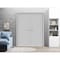 Sartodoors Lite Slab Barn Door Panel 36x80 Grey Solid Core Modern Interior QUADRO4111S-GRE-36 - alternate 2