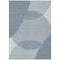 Homeroots 3' X 5' Blue And Ivory Geometric Washable Indoor Outdoor Area Rug 597613 - alternate 5