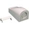 Legrand Entrance End Fitting, PN10 Series, 1 Channel, 0.875 in W, 0.812 in H, 3.87 in L, Ivory PN10F21V - alternate 1