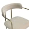 Manhattan Comfort Serene Metal Upholstered Dining Chair in Taupe DC1882-TP - alternate 3