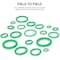 Neiko Rubber O-Ring Assortment Set, Buna-N Gasket Sealing Replacement O-Rings, SAE and Metric, 270-Piece 50445A - alternate 3