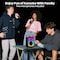 Bobtot Karaoke Machine, Portable Bluetooth Speaker, 2 Wireless Karaoke Mics, Subwoofer, LED Light Support 803781 - alternate 4