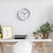 Clockswise White 10-In Analog Clock - Silent, Non-Ticking for Wall Battery-Operated Perfect for Home QI004744.WT.10 - alternate 4