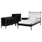 Baxton Studio Denita Bedroom Set with Chest, Black, Twin 271-14730-14742-14740-14738-ZORO - alternate 1