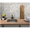 Apollo Tile Beige 10.2 in x 11.7 in Recycled Glass Matte Floor and Wall Mosaic Tile 8.29 sqft/case, 10PK APLNNH8802CLA - alternate 1