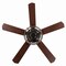 Jonathan Y Braxton 52" 4-Light Farmhouse Industrial Iron Drum Shade LED Ceiling Fan With Remote, Black/Clear JYL9620A - alternate 6
