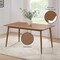 Alaterre Furniture Calais Dining Mid Century 59" Rectangular Dining Table for 4 Solid Wood Kitchen & Dining Room Table ANCA1790 - alternate 5