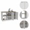 Homeroots White and Brown 59in Kitchen Island With Storage 477876 - alternate 3