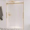 Anzzi Stellar 45 to 48 in. x 76 in. Sliding Frameless Shower Door in Brushed Gold with Tempered Glass SD-FRLS05901BG - alternate 1