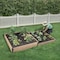 Miracle-Gro 4 x 8 x 1 ft Wrangler Brown/Cedar Wood 2-Tier Raised Garden Bed MGWRTB48 - alternate 5