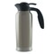Service Ideas ErgoServ Creamer, Carafe Only, 1 Liter, Brushed Stainless/Black 10-00744-000 - alternate 1