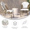 Flash Furniture White/Gray PE Rattan Stacking Paris Chair, 2PK 2-SDA-AD642001-F-WHGY-NAT-GG - alternate 7