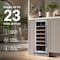 Yeego 11.6 inch 23 Bottle Single Zone Built-in Compressor Wine Cooler Refrigerator YG-WS12R-ZO - alternate 4