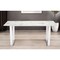 Homeroots 71" White And Silver Marble And Steel Sled Base Dining Table 296147 - alternate 6