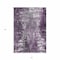 Homeroots 3' X 5' Eggplant Purple And Lavender Abstract Washable Indoor Outdoor Area Rug 582914 - alternate 3