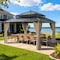 Sunjoy 14x12 Kingston Hardtop Rectangular Gazebo Wood A10204367000 - alternate 1