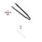 Smarty Had A Party 12 Black Disposable Plastic Serving Tongs 48 Tongs, 48PK 4542-B-CASE - alternate 6