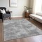 Homeroots 9' X 12' Gray Washable Indoor Outdoor Area Rug 598828 - alternate 3