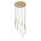 Z-Lite Stari 11-Light Chandelier, 24 in W, Modern Gold 1956P-11R-MGLD - alternate 3