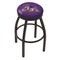 Holland Bar Stool Co 25" Blk Wrinkle James Madison Swivel Bar Stool, Accent Ring L8B2B25JmsMad - alternate 1