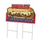 Signmission Cheesesteak Yard Sign & Stake outdoor plastic coroplast window, C-DC-2436-Cheesesteak C-DC-2436-Cheesesteak - alternate 1