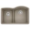 Blanco Diamond 1-3/4 Low Divide Reverse, Truffle 441608 - alternate 1
