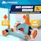 Outdoorcruiser Outdoor Cruiser 3-Wheel Kids Scooter, LED Lighted Wheels, Adjustable T-Bar, Ages 3-8, Aqua/Orange OCKSA678 - alternate 3