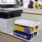 Acrimet Facility 3 Tier Letter Tray Side Load Letter Size A4 Desktop File Organizer Plastic Crystal 255.3 - alternate 3