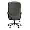 Homeroots Set of Two Gray and Black Adjustable Height Swivel Rolling Executive Office Chairs 638360 - alternate 6