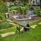 Corona Tools 6 Cu. Ft. Poly Wheelbarrow, Wood Handles, Pneumatic Tire WB12060 - alternate 3