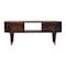 Homeroots 39in Brown Solid Wood Enclosed and Open Storage TV Stand 719192 - alternate 4