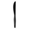 Dixie Plastic Cutlery, Heavyweight Knife, Black, 1000PK KH517 - alternate 6