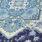 Homeroots 9' X 12' Navy Blue Ivory And Black Oriental Washable Indoor Outdoor Area Rug 600172 - alternate 4