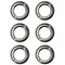 Ilc PETERBILT 379 YEAR 202 CHROME PLATED TOGGLE SWITCH NUTS 6 PACK 379 YR202 CHRM TOGGLE SW NUTS 6 PACK - alternate 2