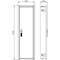 Siemens ALPHA 160 DIN flush-mounted board SK2 h=1100 w=300 d=120 8GK1031-5KK10 - alternate 2
